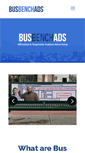 Mobile Screenshot of busbenchads.com