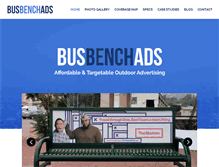 Tablet Screenshot of busbenchads.com